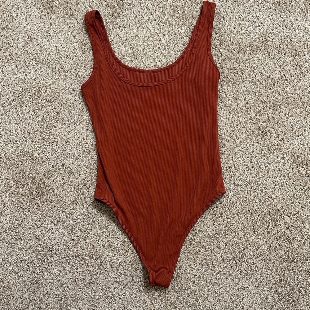 Amazon Rust Red Women's Bodysuit